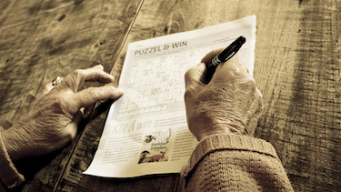 crossword puzzle brain fitness activities